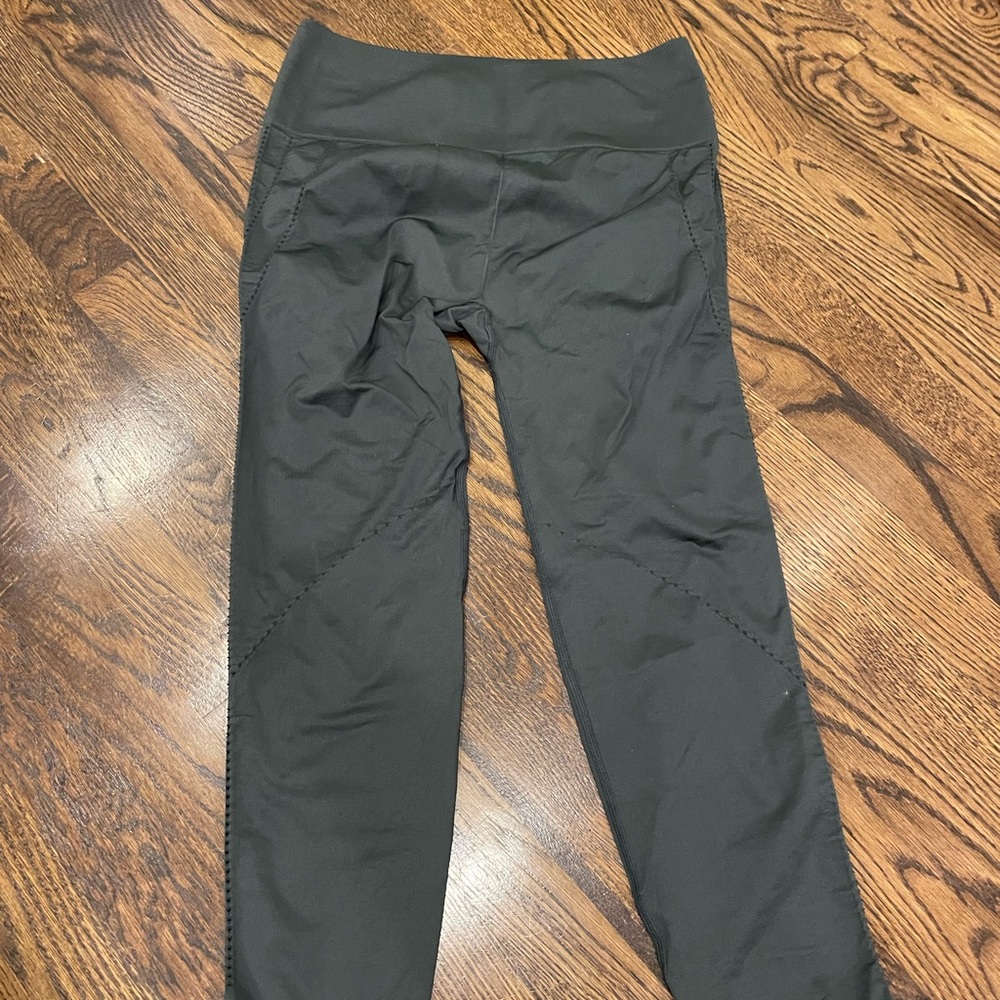Fabletics green mid length workout pant